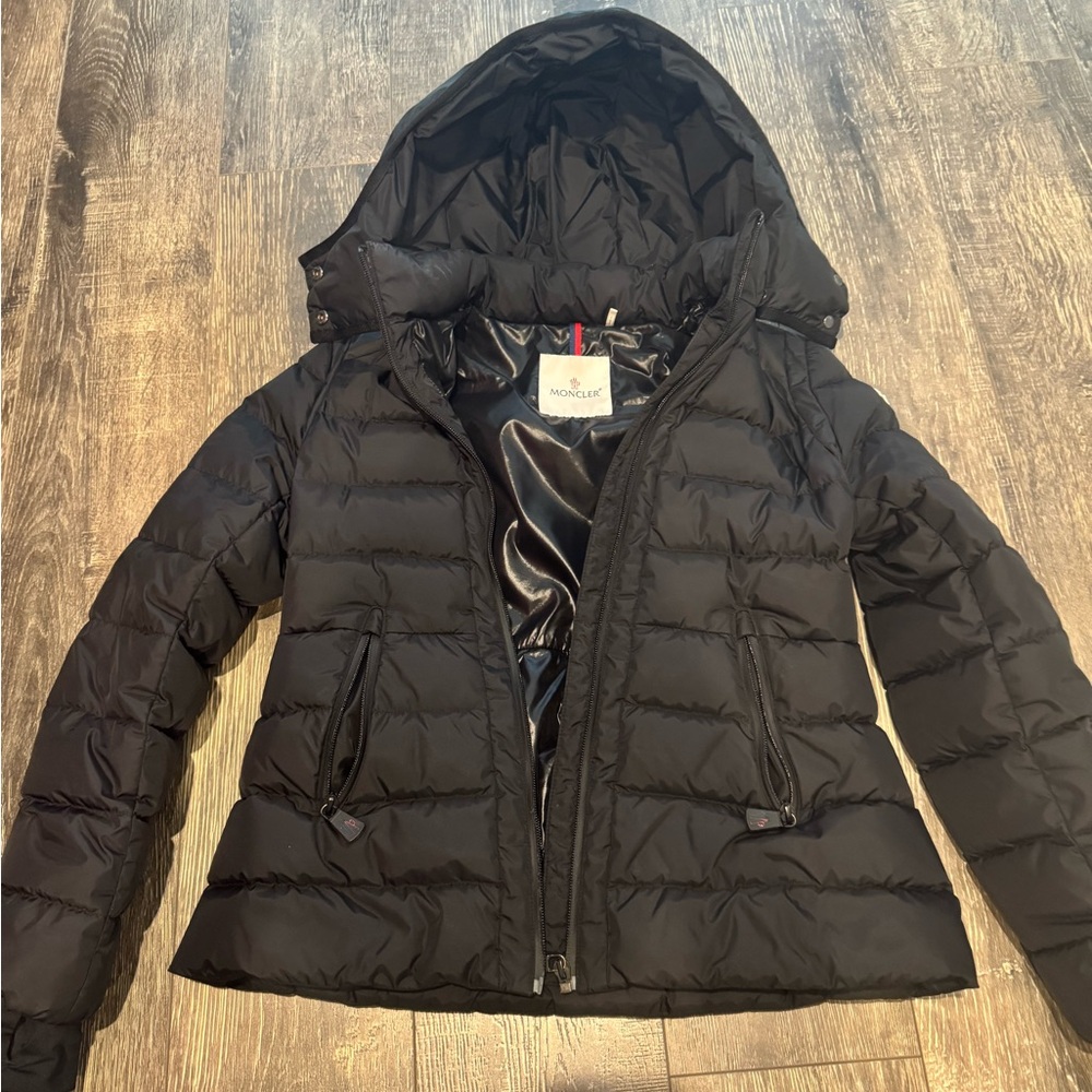 Moncler Girl Black Puffer Jacket size 12
